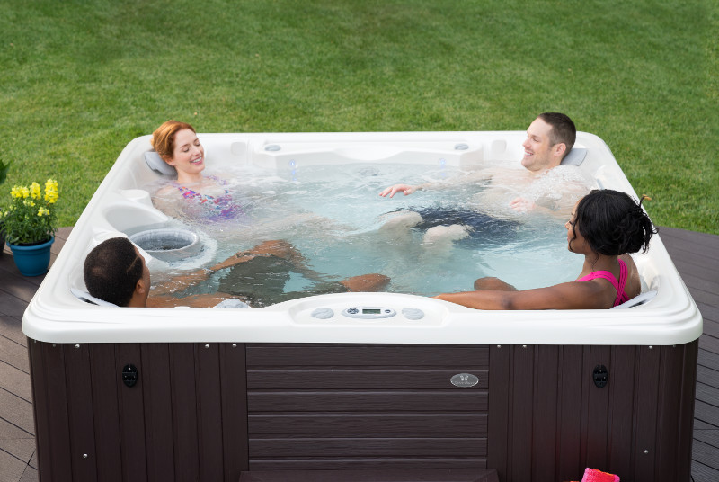 Your home spa is a great opportunity for socializing and enjoying quality time with your family.